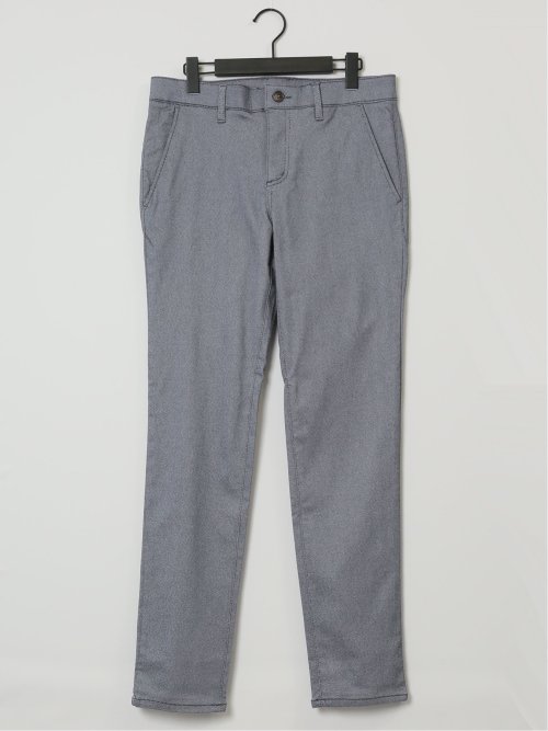 クロスストレッチ裏起毛 トラウザースキニーパンツ ツイル