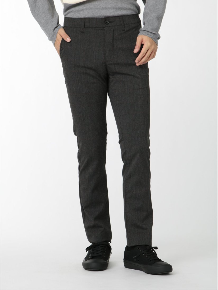 ストレッチ チェック柄 トラウザースキニーパンツ S 06グレー パンツ Taka Q Online Shop タカキューオンラインショップ 公式通販