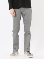 クロスストレッチ スリムパンツ ヘリンボン