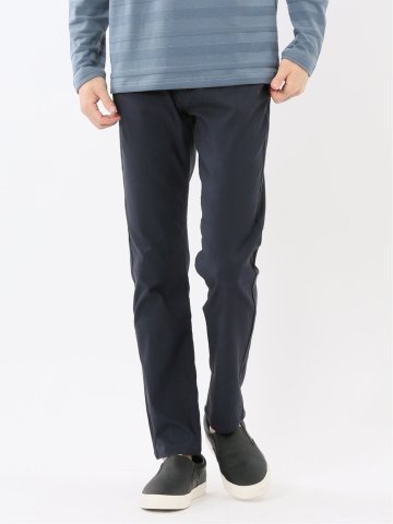 クロスストレッチ スリムパンツ ヘリンボン