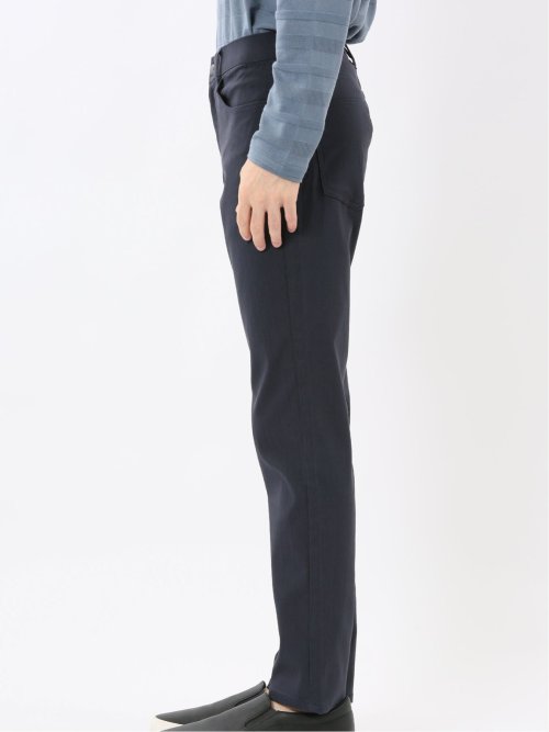 クロスストレッチ スリムパンツ ヘリンボン