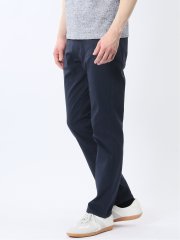 クロスストレッチ+クール リネン混 スリムパンツ