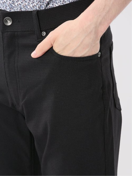 クロスストレッチ+クール スリムパンツ ドビー