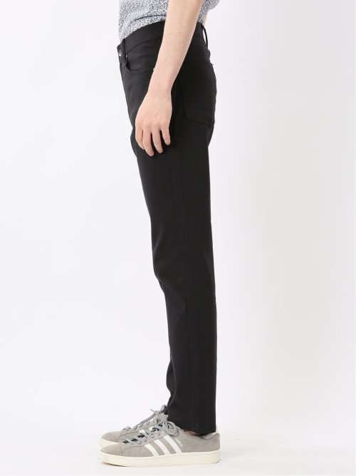 パンツ メンズ ストレッチ 接触冷感 スリム 5ポケット テーパード