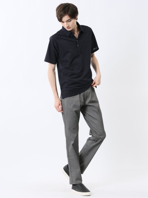 クロスストレッチ+クール スリムパンツ ドビー