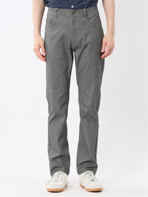 クロスストレッチ+クール スリムパンツ ドビー