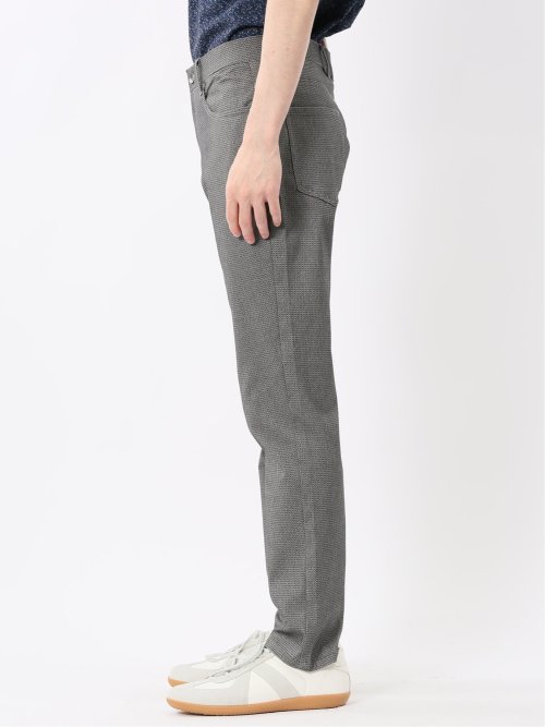 クロスストレッチ+クール スリムパンツ ドビー