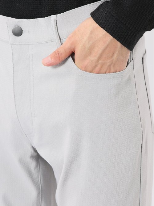 パンツ メンズ ストレッチ スリム 5ポケット テーパード ドビー クロスストレッチ