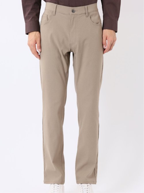 パンツ メンズ ストレッチ スリム 5ポケット テーパード ドビー クロスストレッチ