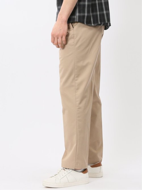 チノクロス タック ワイド トラウザー パンツ