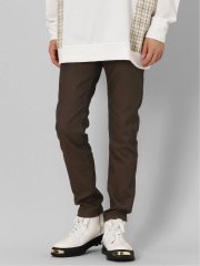 ストレッチ 裏カラー スキニーパンツ