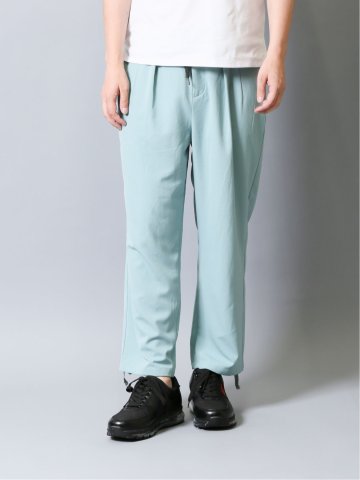 梨地ストレッチ バルーンアンクルパンツ