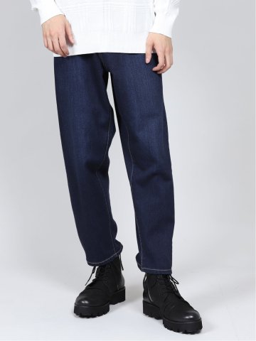 リサイクルコットン デニムアンクルパンツ(セットアップ可能)