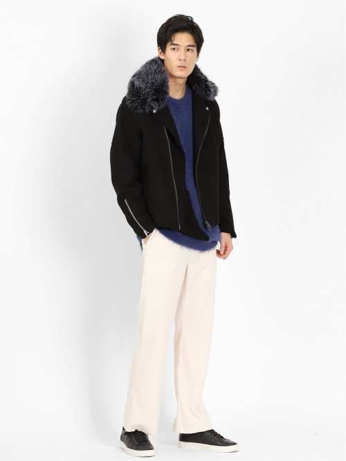 レーヨン混 フレアパンツ