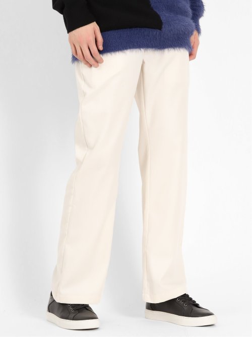 レーヨン混 フレアパンツ