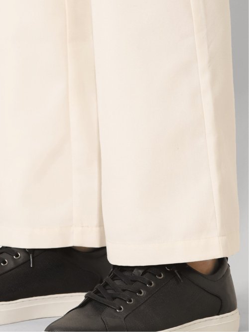 レーヨン混 フレアパンツ