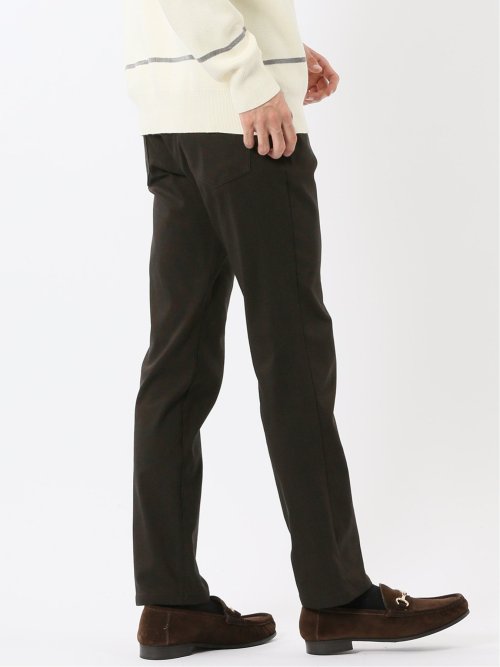 クロスストレッチ+ウォーム スリムパンツ ピンヘッド