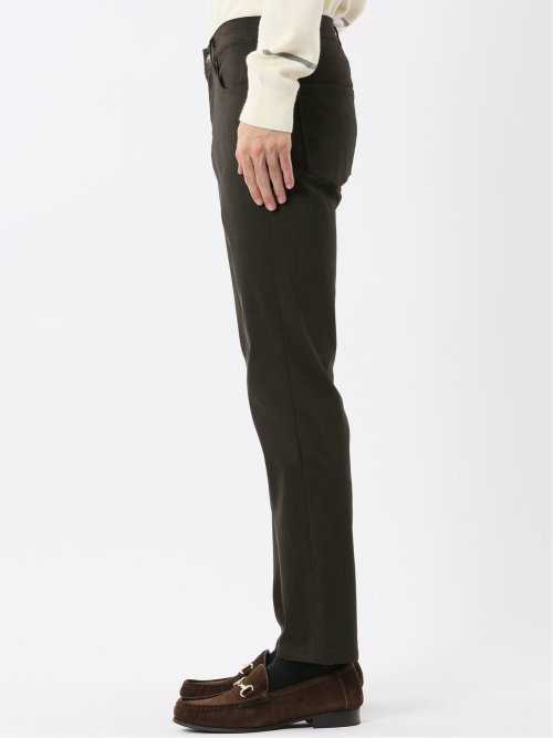 クロスストレッチ+ウォーム スリムパンツ ピンヘッド