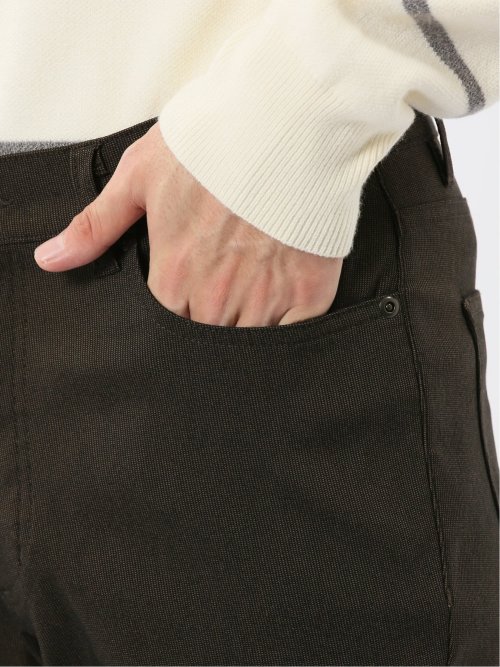 クロスストレッチ+ウォーム スリムパンツ ピンヘッド