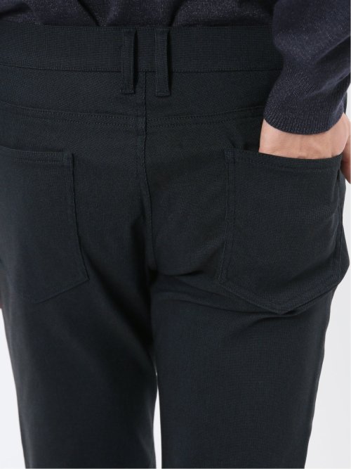 クロスストレッチ+ウォーム スリムパンツ ピンヘッド