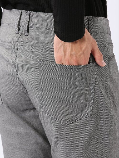 パンツ メンズ ストレッチ 抗菌防臭 スリム 5ポケット テーパード ソラーロ クロスストレッチ