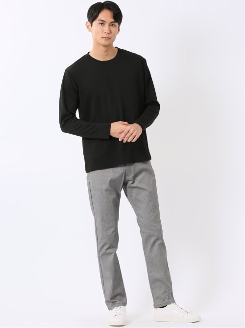 パンツ メンズ ストレッチ 抗菌防臭 スリム 5ポケット テーパード ソラーロ クロスストレッチ