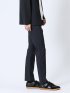 クロスストレッチ スリムパンツ ヘリンボン