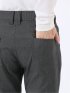 パンツ メンズ ストレッチ スリム 5ポケット テーパード ピンヘッド クロスストレッチ