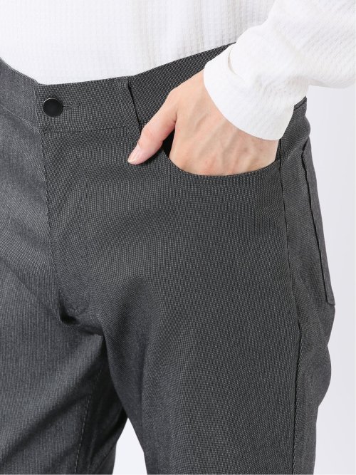 パンツ メンズ ストレッチ スリム 5ポケット テーパード ピンヘッド クロスストレッチ