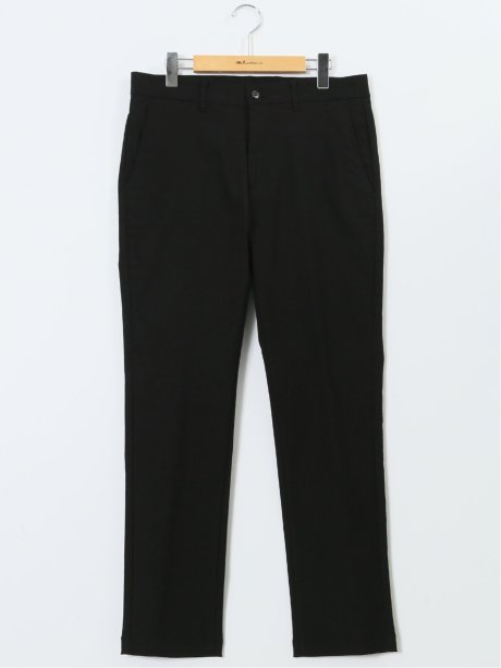 クロスストレッチ トラウザーパンツ ヘリンボン