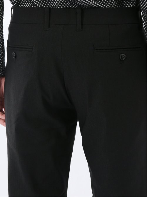 クロスストレッチ トラウザーパンツ ヘリンボン