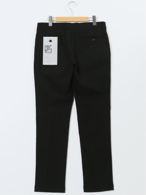 クロスストレッチ トラウザーパンツ ヘリンボン