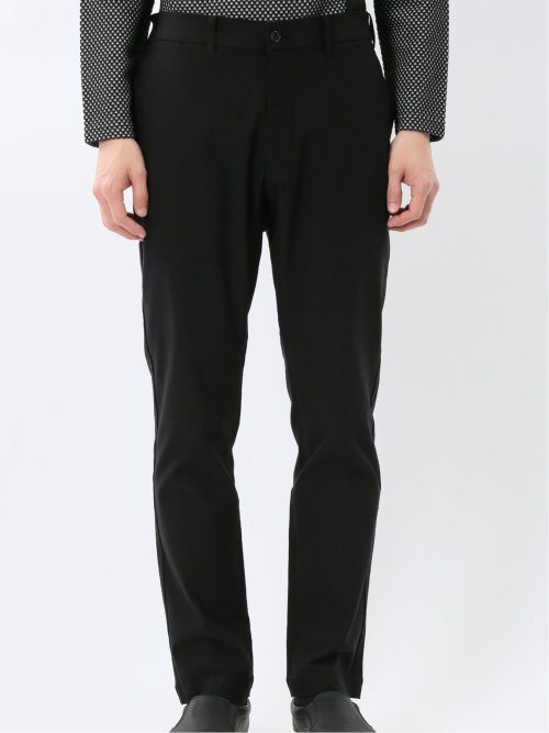 クロスストレッチ トラウザーパンツ ヘリンボン