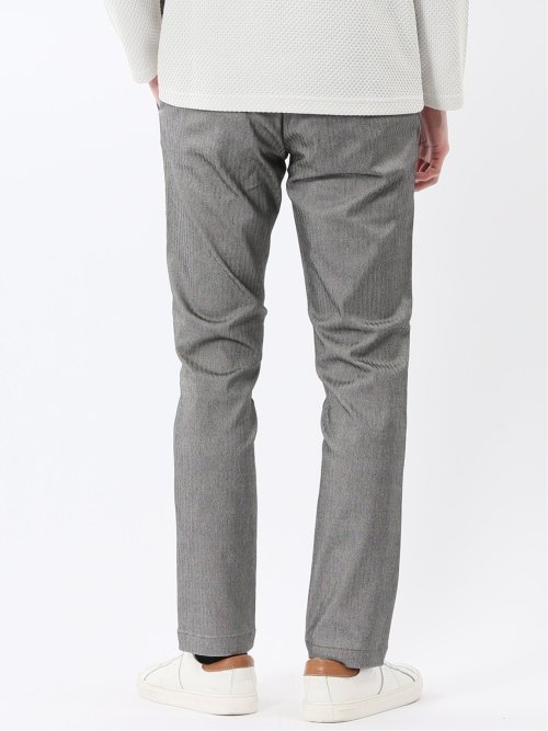 クロスストレッチ トラウザーパンツ ヘリンボン