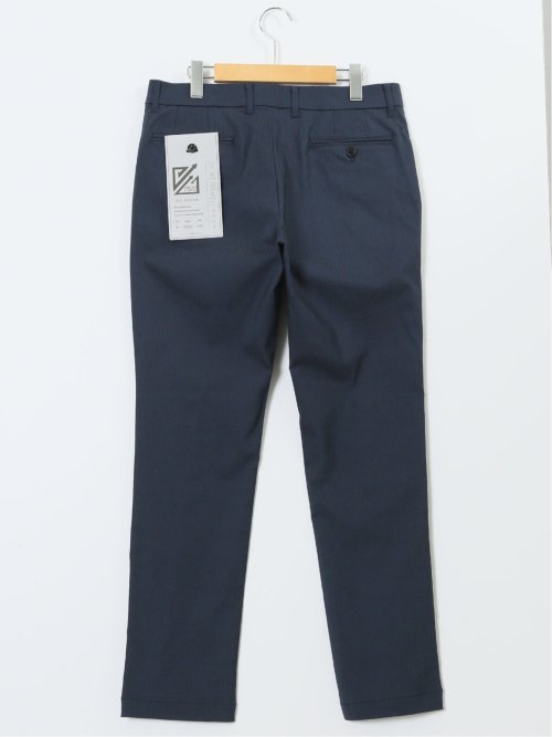 クロスストレッチ トラウザーパンツ ヘリンボン