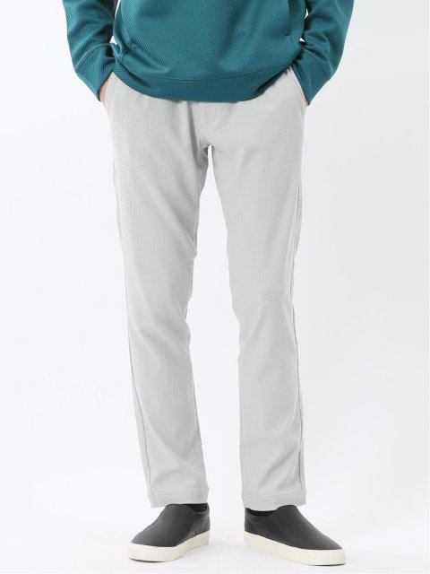 クロスストレッチ トラウザーパンツ バーズアイ&ジャガード