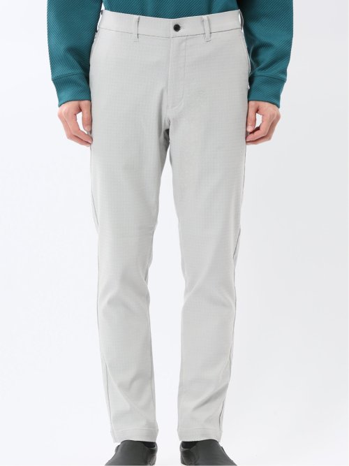 クロスストレッチ トラウザーパンツ バーズアイ&ジャガード