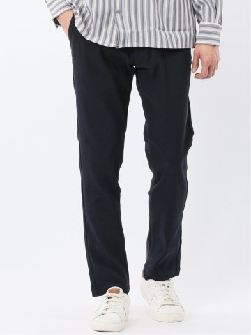 クロスストレッチ トラウザーパンツ バーズアイ&ジャガード