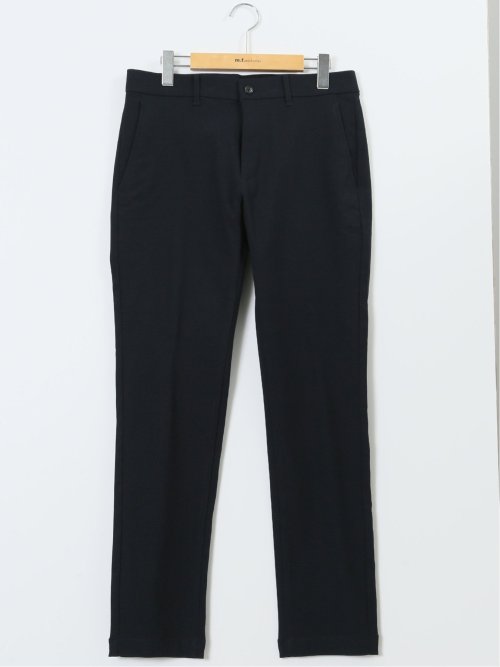 クロスストレッチ トラウザーパンツ バーズアイ&ジャガード