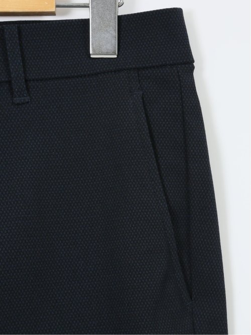 クロスストレッチ トラウザーパンツ バーズアイ&ジャガード