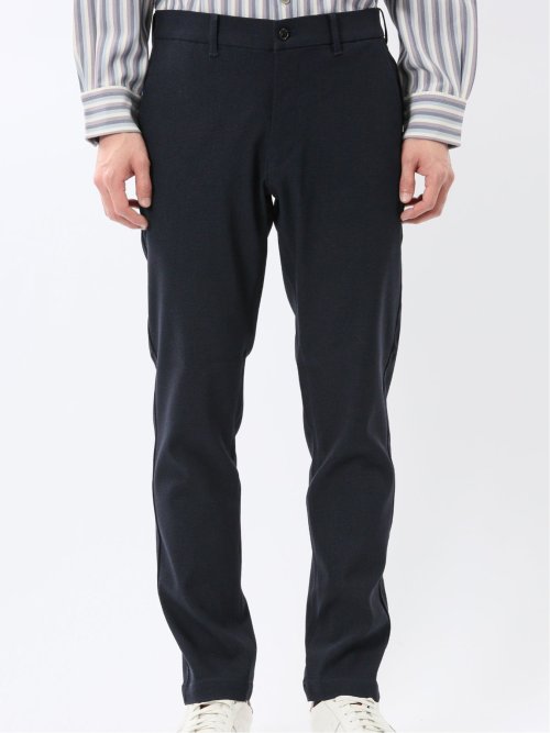 クロスストレッチ トラウザーパンツ バーズアイ&ジャガード