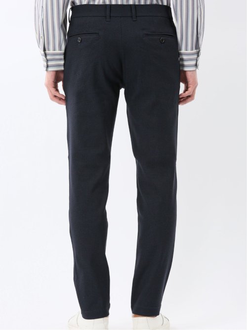 クロスストレッチ トラウザーパンツ バーズアイ&ジャガード