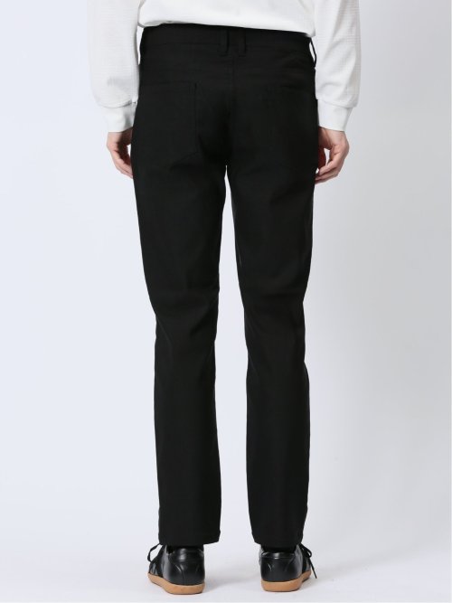 クロスストレッチ スリムパンツ ピンヘッド黒(S 05黒): パンツ | TAKA