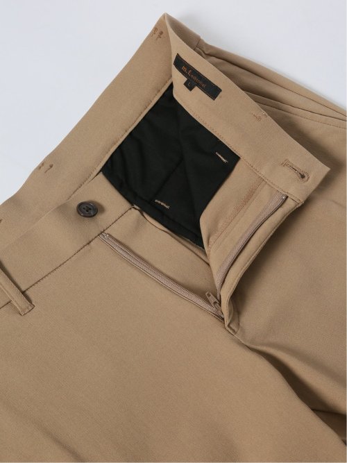 接触冷感ストレッチ トラウザースキニーパンツ ヘリンボン