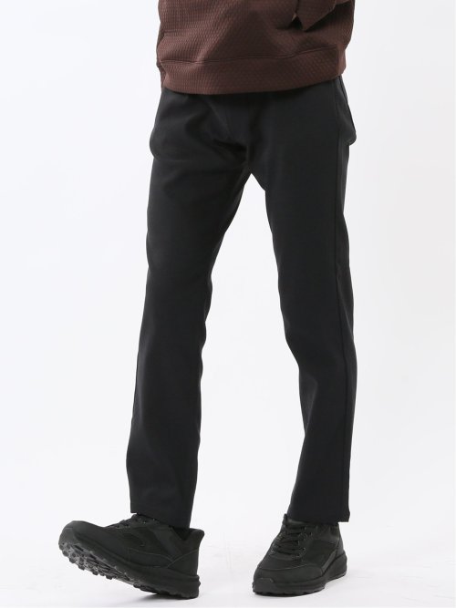 クロスストレッチ スリムパンツ ジャガード(S 06グレー): パンツ