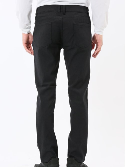 クロスストレッチ スリムパンツ ジャガード