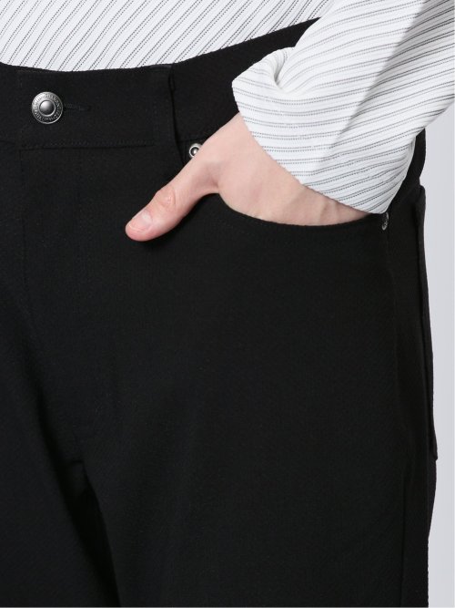 クロスストレッチ スリムパンツ ドビー