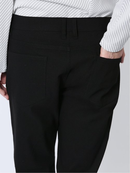 クロスストレッチ スリムパンツ ドビー