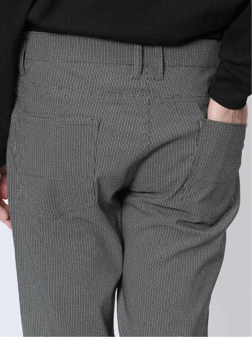 クロスストレッチ スリムパンツ ドビー