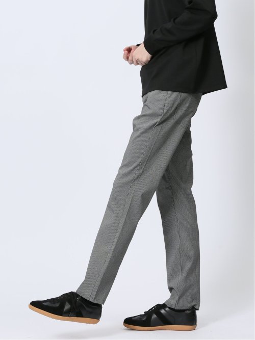 クロスストレッチ スリムパンツ ドビー